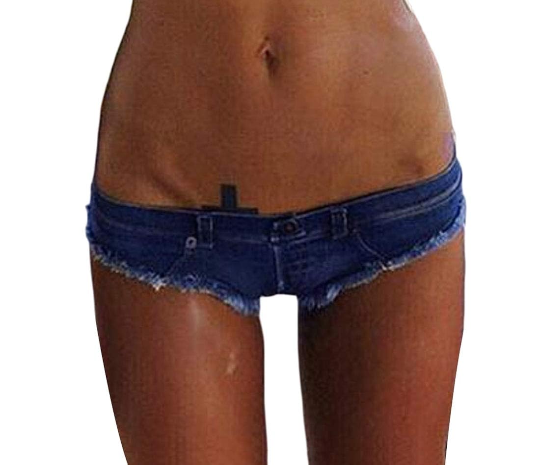 low waist jeans and thong