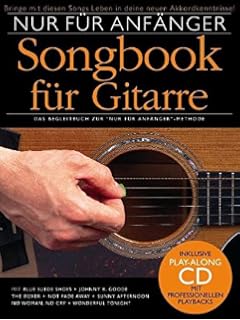 Nur Für Anfänger Gitarre Buch Cd Lehrmaterial Amazon - 