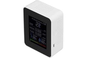 Radon Detector, Test Kit Co2 Monitor Multifunctional for Gymnasiums(White)