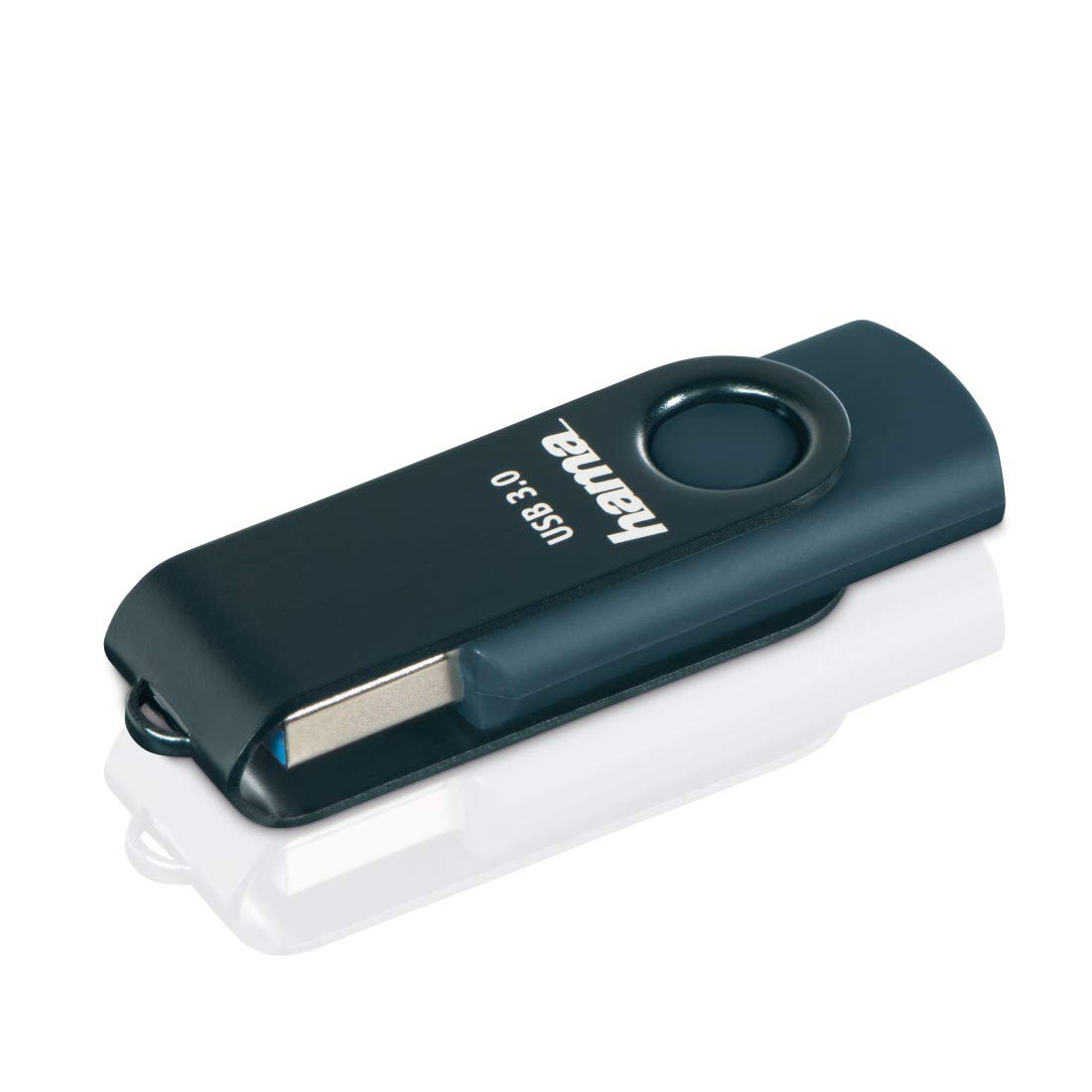 Hama "Rotate" USB Flash Drive, USB 3.0, 32GB, 70Mb/s, petrol blue