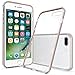 iPhone 7 Plus Case, MoboZx [Premium Flexible] Innovative Dotted-Buffer Transparent Protective Dual Layer Reinforced Shock-Proof Bumper Scratch-Resistant For Apple iPhone 7 Plus (Rose Gold)