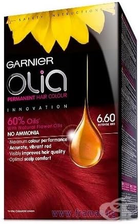 GARNNIER OLIA OIL POWERED PERMANENT COLOR HAIR DYE 6.6 Intense Red