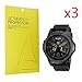 Nixon Mission Screen Protector, Lamshaw Premium High Definition Ultra Clear Anti-Glare Screen Protector for Nixon Mission (3 pack)