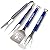 Sportula Spirit Series 3 Piece Barbeque Set, NCAA Alabama Crimson Tide