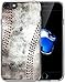 IWONE 6S Case/6S Case Baseball Design Cute Rubber Protective Skin Cover Patterned Compatible with iPhone 6S/6 Creative Vintage Baseball Art Pattern Printing