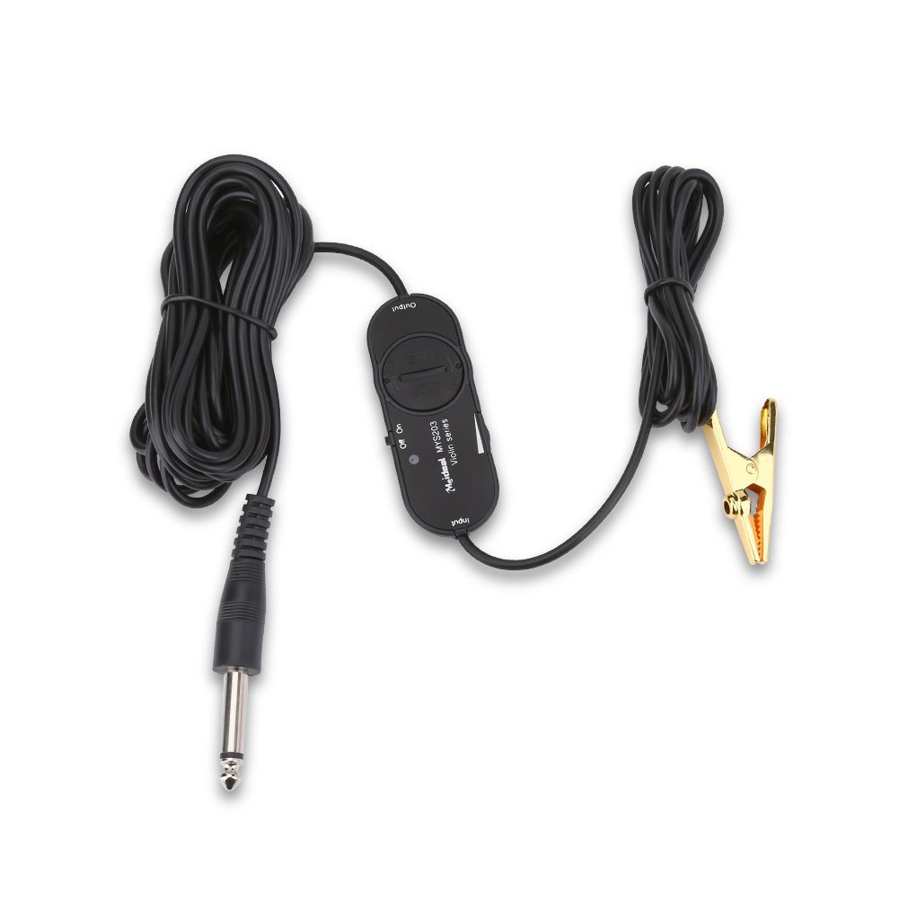 Dilwe Violin Pick Up, Professional MIC Violin Pickups Adjustable Volume Musical Instrument Accessory Musical Instrument Accessories