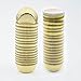 Gifbera Mini Foil Baking Cups Gold, 300-Count Bright Foil Paper Gold Cupcake Liners Mini Size