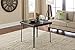 Cosco Folding Wood Table Vinyl Inset, 32 Square, Espresso