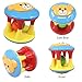 FOREAST 3 Pcs Baby Rattle Ball Toys Colourful Shaking Bell Developmental Rolling Balls Newborn Handbells Infant Gift