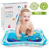 NASHRIO Tummy Time Water Play Mat, Baby Toys for 3 6 9 Months, The Perfect Fun Toy for Infant Early Development Activity Centers| BPA Free| Promotes Visual Stimulation