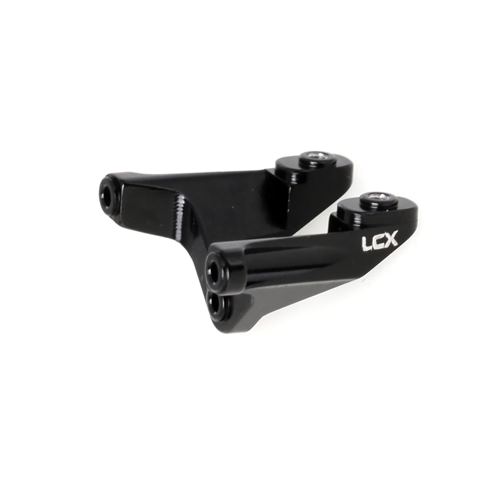 Photo 1 of LCX Racing 1/24 RC Trcuk CNC Aluminum Rear Wing Stay Wing Mount for LOSI Micro-B Buggy, Upgrades Parts Accessories (Black)