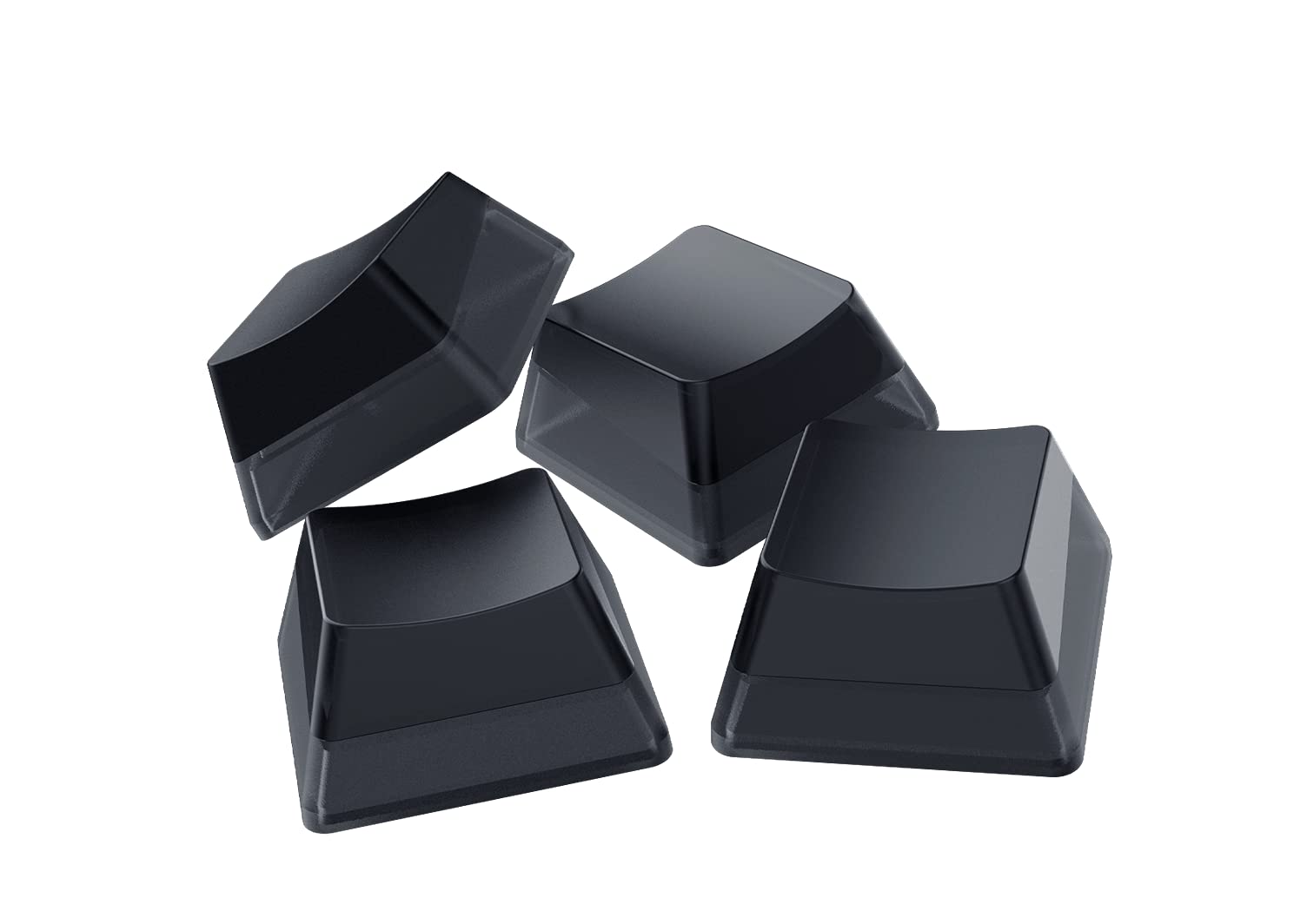 Photo 1 of Razer Phantom Keycap Upgrade Set: Unique Stealth Design - Translucent Sides - Bottom-Lasered Legends - Keycap Removal Tools & Stablizers - Universal Compatiability - Black