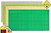 Set of 4 LARGE Building Boards 20''X10'' Duplo Size Blocks Compatible (Only With the bigger size blocks)
