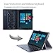 ProCase Galaxy TabPro S Case, Leather Stand Folio Case Cover for Samsung Galaxy TabPro S 12 Inch 2-in-1 Tablet, Compatible with Samsung Keyboard (Black)