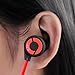 Bluetooth Headphones, GJT E10 V4.1 Wireless Sports Earphones with Mic Bluetooth Headsets Lightweight Sweatproof In Ear Noise Cancelling Earbuds Secure Fit for Gym&Sports (Red)