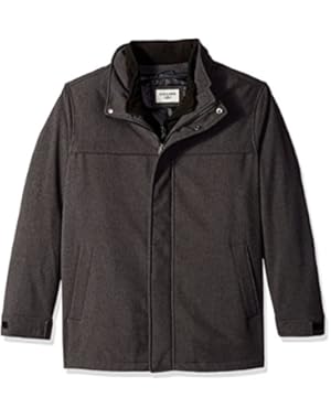 Men's Tall Size Filled Soft Shell Jacket with Bib