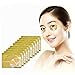 CCBeauty Under Eye Gel Pads Patches for Eye Bag Dark Circle Treatment Remover,10 Pairs Eye Mask and 10 Pcs Lip Mask