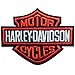 Harley Davidson Patch Orange Bar & Shield XL 7.28