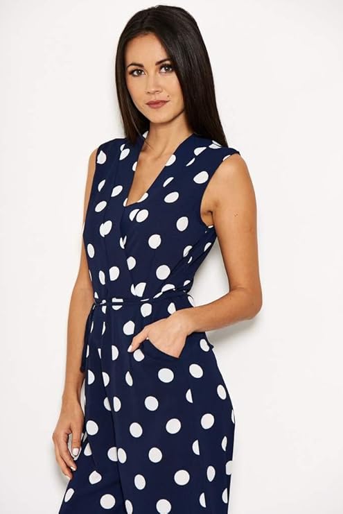 ax paris polka dot jumpsuit