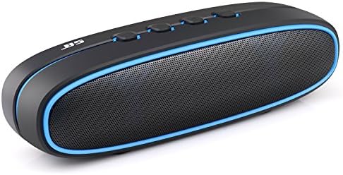 Airke Portable Wireless Bluetooth V3.0+ Speaker with 10W Bass Sound, Built-In Mic, TF Card Slot, Handsfree Calling, Perfect Wireless Speaker for iPhone, iPad, Samsung and more, Black/Blue