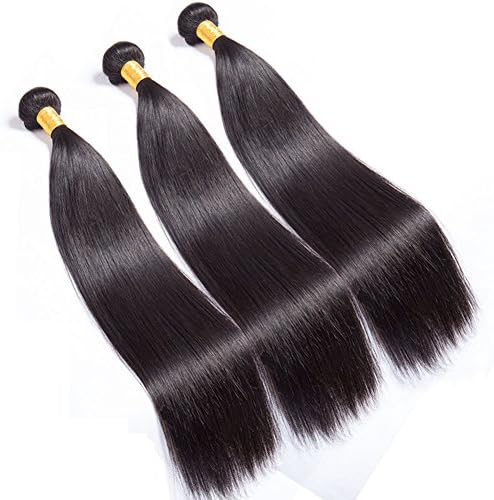 Ali Moda Peruvian Straight Virgin hair 3 Bundles Human Hair Weave Extensions Natural Color