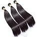 Ali Moda Peruvian Straight Virgin hair 3 Bundles Human Hair Weave Extensions Natural Color