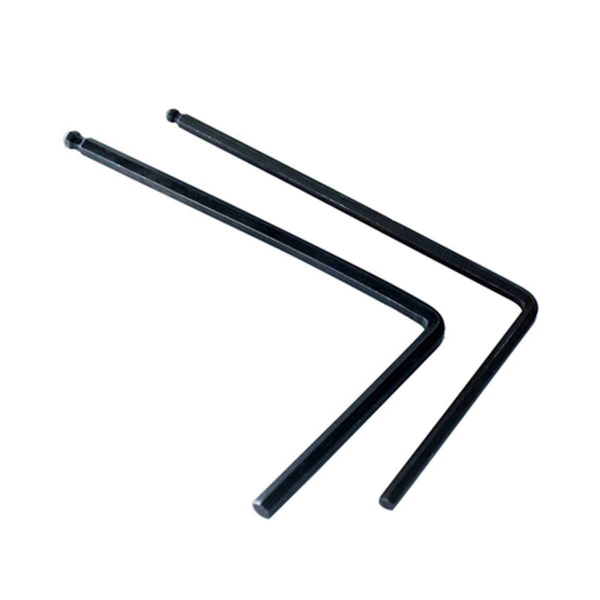 LGEGE Guitar Ball End Allen Wrench Set Repair Tool Guitar Neck Bridge Screw Truss Rod Adjustment 4mm and 5mm (Black)