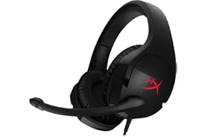 HyperX Cloud Stinger – Gaming Headset, Lightweight, Comfortable Memory Foam, Swivel to Mute Noise-Cancellation Mic, Works on 