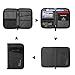 BAGSMART Travel RFID Blocking Wallet Passport Holder Cover Document Organizer for Men and Women