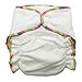 Heavy Wetter Bamboo / Organic Cotton One Size Fitted Diaper (Fits 7-25lbs)