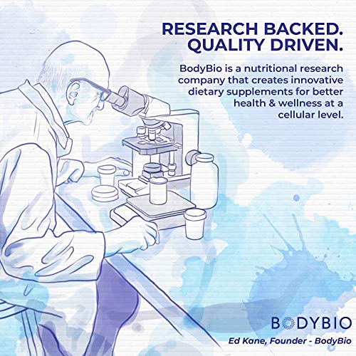 BodyBio Balance Oil - Essential Fatty Acids Omega 3 & 6 - Cold Pressed, Vegan, Organic Safflower and Flax Seed Oil Blend for Brain & Mood Support and Cellular Health, 16 oz