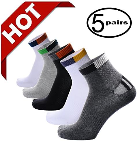 Unisex Socks (5-Pack) Cotton Size 7-11