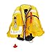 Premium Quality Manual Inflatable Life Jacket Lifejacket PFD Floating Life Vest Inflate Survival Aid Lifesaving PFD Basic Yellow Color
