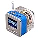 NIZHI TT-028 Portable Music Box USB TF Micro SD Card MP3 Player LCD Time Display Mini Speaker FM Radio