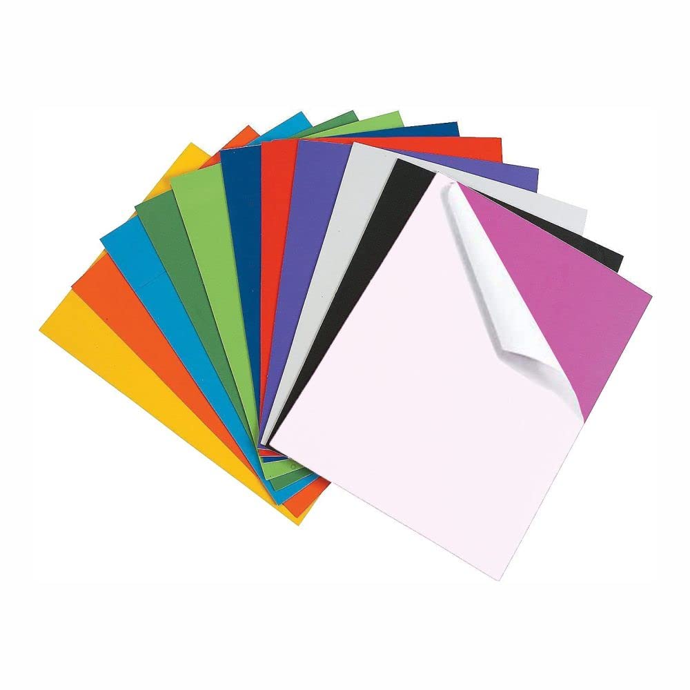 3 Ace Crafts (Pack of 10) Peel and Stick Craft Foam Sheets A4 Assorted Colours - for DIY Craft Activities and Supplies Foam Board - Crafting and Decorating
