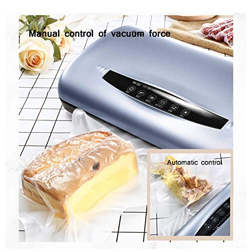 CCJW Vakuumierer Vakuumierer, Automatische Lebensmittel Sealer mit Einbau-Cutter for HomeCommercial/trocken/feucht Food… – Bild 4