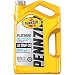 Pennzoil Platinum Full Synthetic Motor Oil  10W-30, 5 Quart - Pack of 1