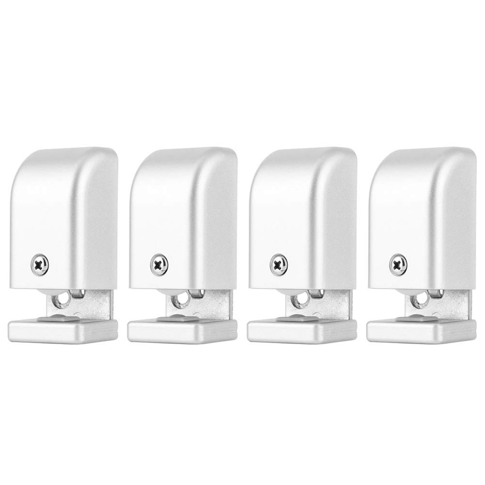 4Pcs Sliding Door Stopper Adjustable Sliding Door Stopper Roller Guide