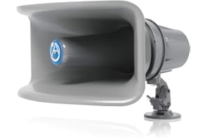 AtlasIED Wide Angle Horn Speaker with 30-Watt 25V/70V/100V Transformer