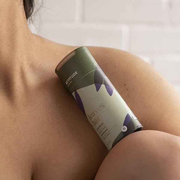 ATTITUDE NATURAL DEODORANT, ALUMINUM-FREE, ODOR CONTROL & LONG LASTING, NOURISHING INGREDIENTS, CASTOR AND JOJOBA OILS, BAKING SODA-FREE, EWG VERIFIED, FOR MEN AND WOMEN, HERBAL MUSK, 3 OZ