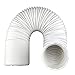 TuhooMall Portable Air Conditioner Exhaust Hose 5 Inch Diameter Counterclockwise (59 Inch Length)