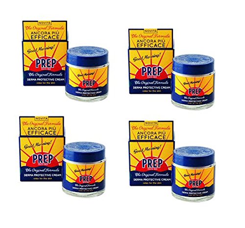 PREP Original Formula Pre-Post Protective Cream, Jar (Since 1860) 75ml - Pack of Four