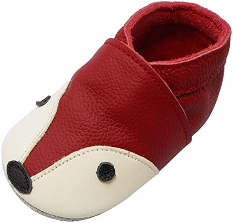 YIHAKIDSSoft Sole Baby Shoes Infant Toddler Leather Moccasins Slippers Unisex 0-36 Months