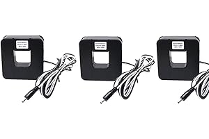 Eyedro Split Core Current Sensor Set of 3 (three) 600A Steel CTs - OD = 3.25" SQ ID= 1.25" SQ 0.333V Output -Compatible with Eyedro Business Industrial Real-Time Energy Monitors - ESCLV-31-600A-SET3