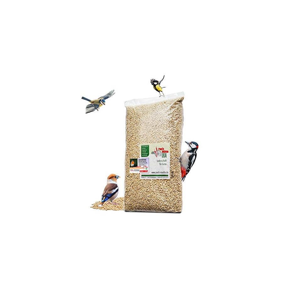 Pauls Mühle Erdnüsse geviertelt gehackt Premiumqualität KatzeHund