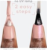essie Gel Couture Metallic Glaze Top Coat Glazed Chrome 0.46 fl oz view 4
