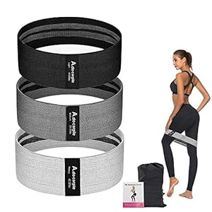 Weerstandsbanden, 3 stuks, antislip, trainingsbanden voor billen, billen en benen, beenoefening, buiteband voor dames en…