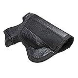 Ultimate Arms Gear CCW Concealed Carry Holster with Velcro Hook Strip for Handbags, Purses and Backpacks