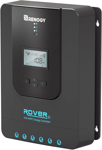 Renogy MPPT Charge Controller 20A 12V/24V Auto 98% Efficient LCD
