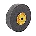uxcell 8 inches Dia 2 inches Thick 180 Grit Nylon Fiber Wheel Abrasive Polishing Buffing Disc Black